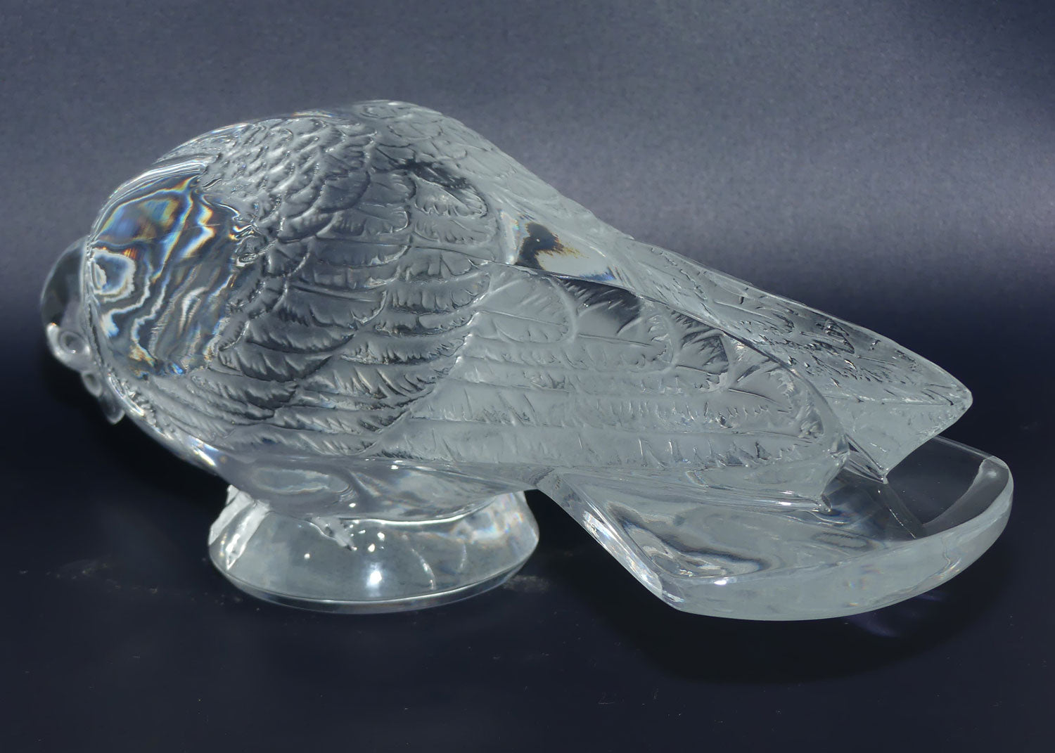 Lalique France Life size Pigeon figure | Pigeon Verviers