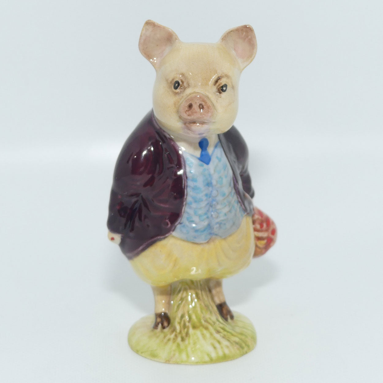 Beswick Beatrix Potter Pigling Bland | Maroon Coat | BP2a