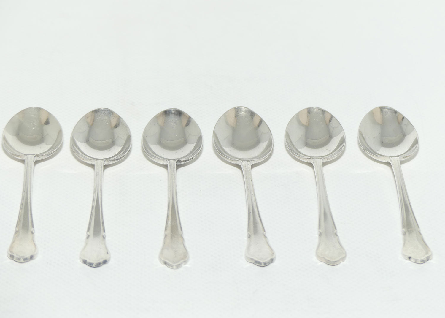 Set of 6 Pinder Brothers Silver Plated Fancy Pattern Teaspoons | Alpin A1 | 11.5cm