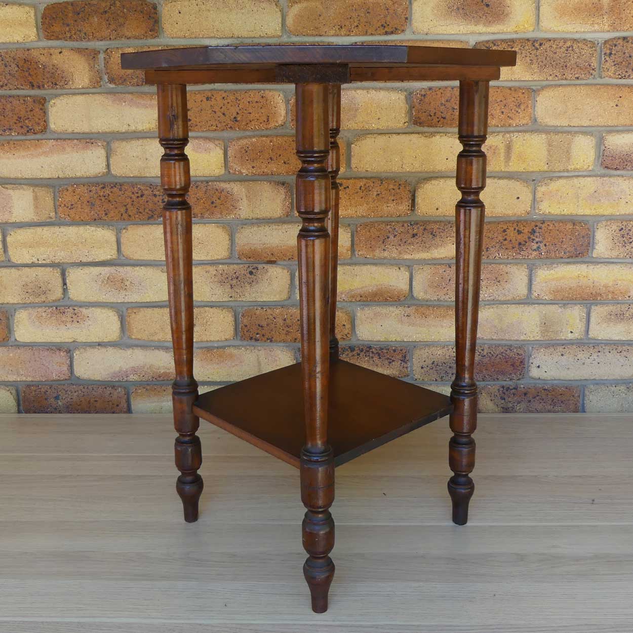 Australian Colonial Pine Hexagonal Cricket table