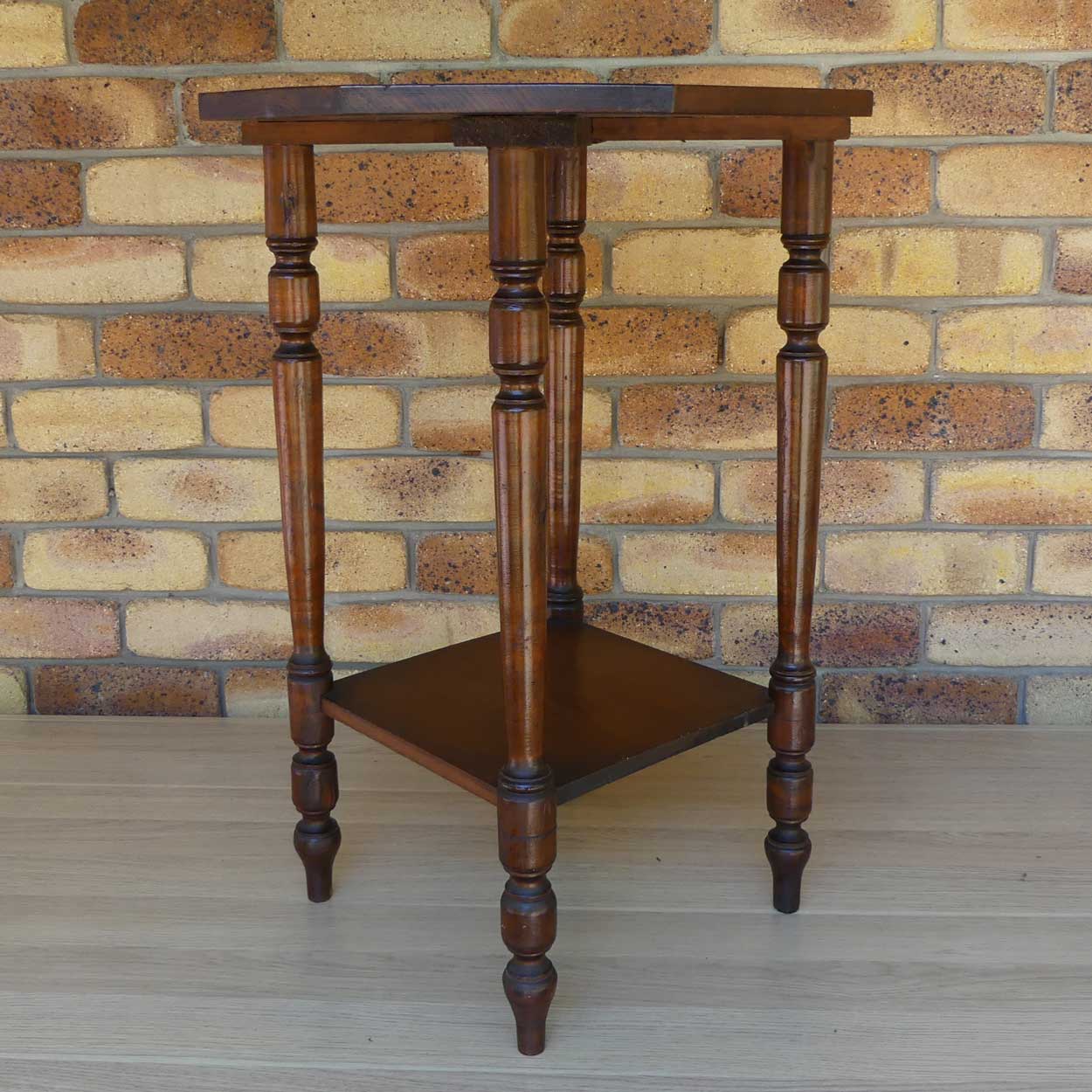 Australian Colonial Pine Hexagonal Cricket table