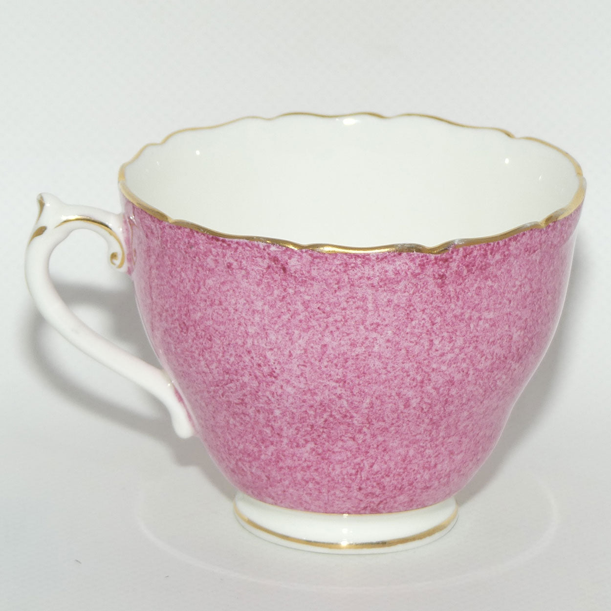 Coalport Bone China Pink ground Floral spray duo