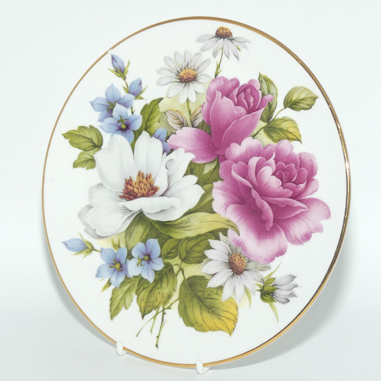 Royal Grafton Bone China Pink and White Floral plate