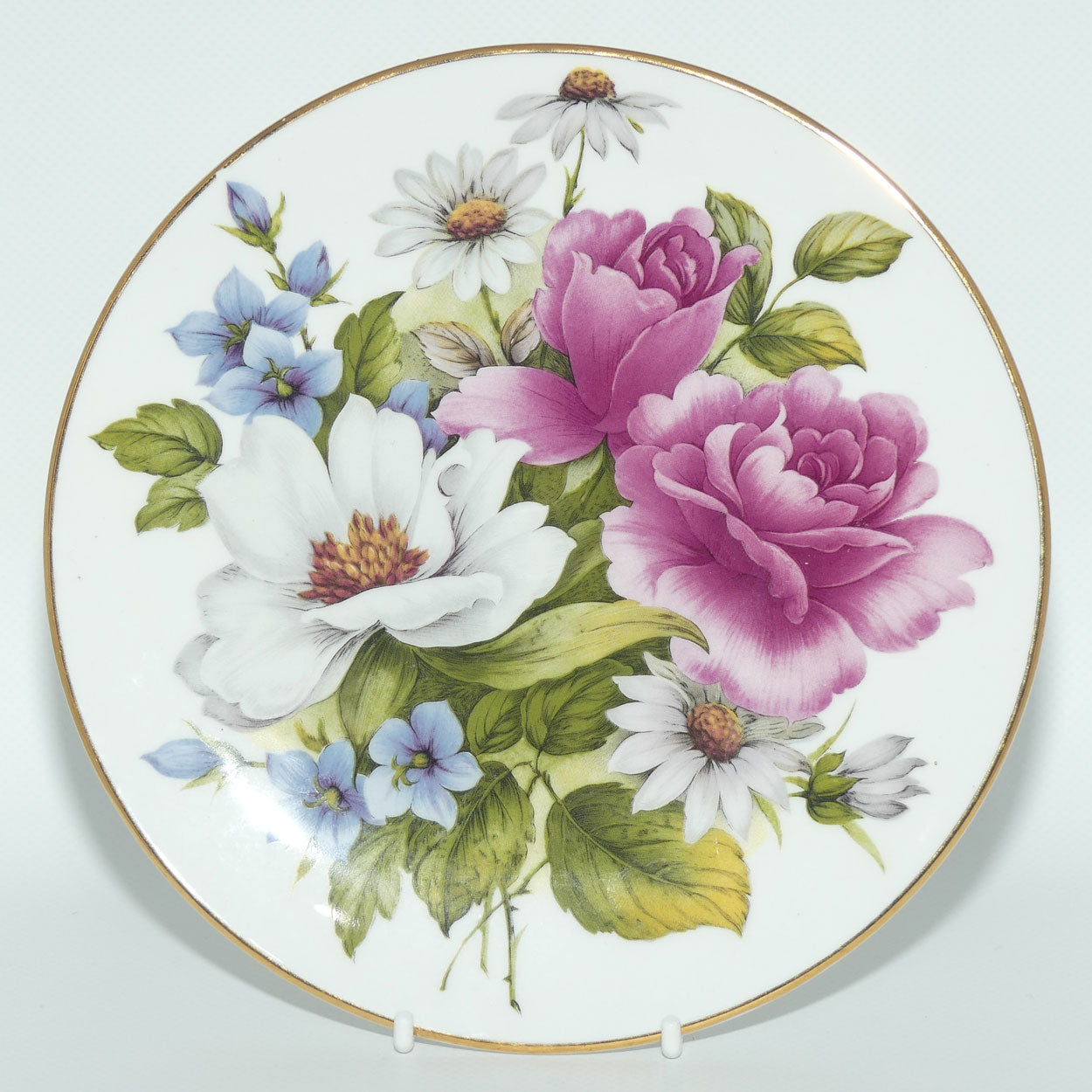 Royal Grafton Bone China Pink and White Floral plate