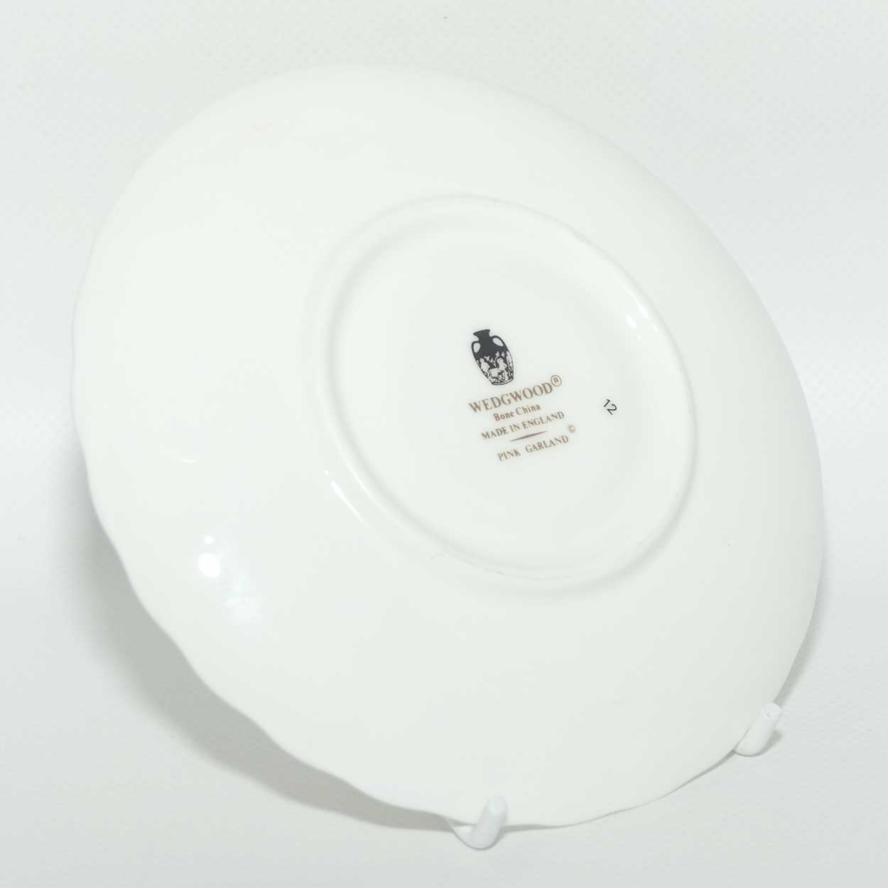 Wedgwood Bone China Pink Garland trio