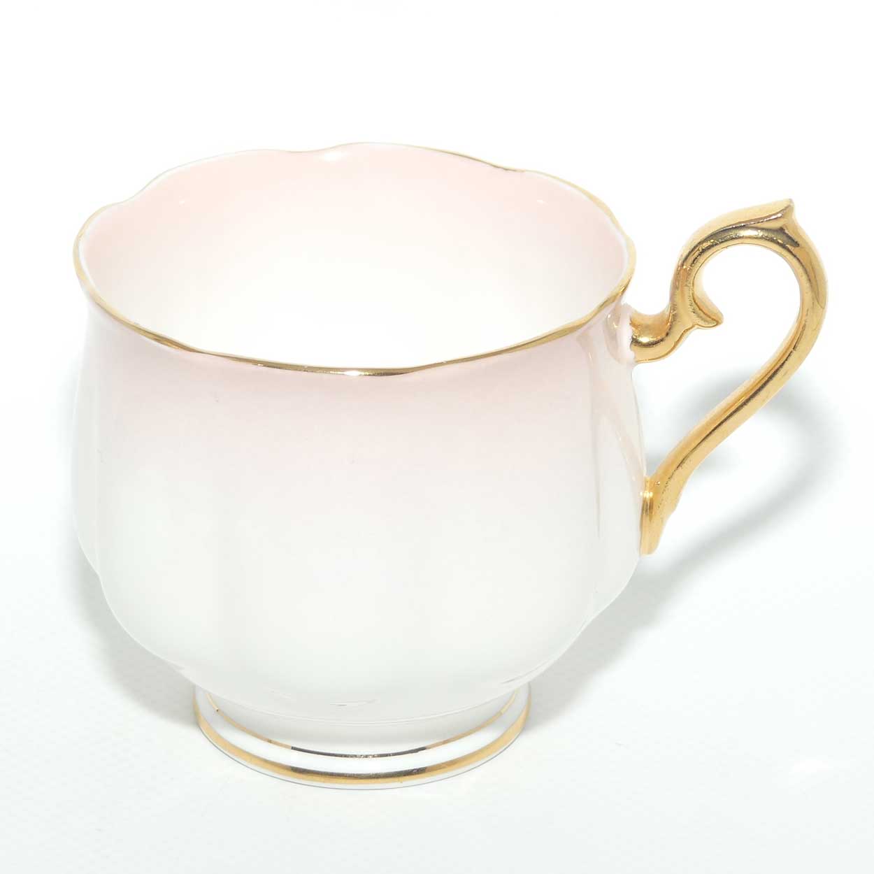 Royal Albert Bone China Rainbow series | Pale Pink trio | older Hampton shape