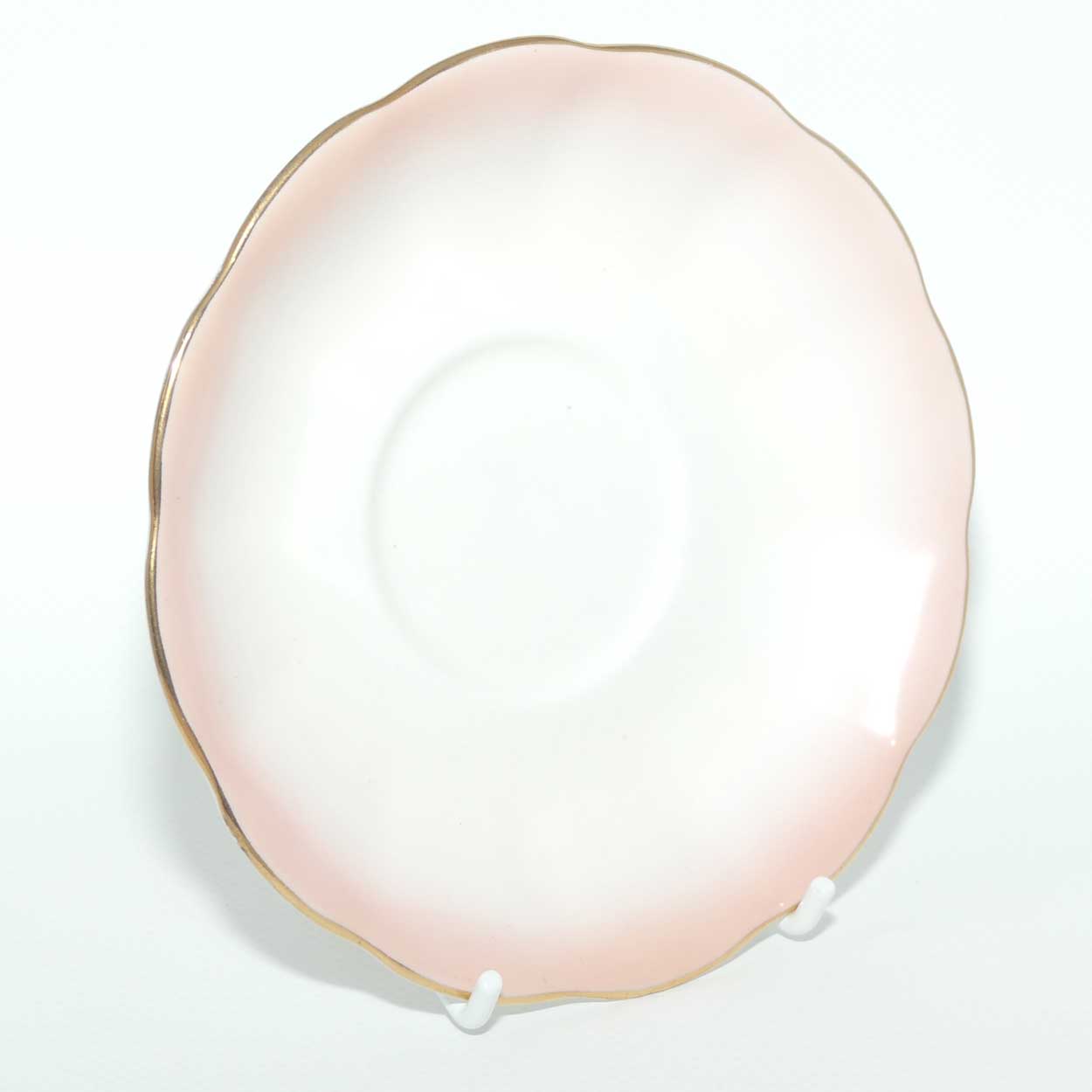 Royal Albert Bone China Rainbow series | Pale Pink trio | older Hampton shape