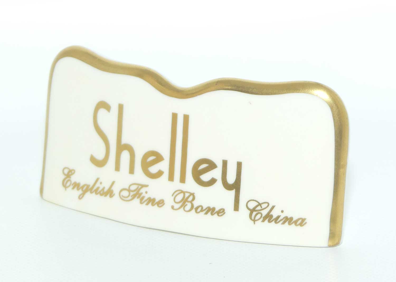Shelley English Fine Bone China rectangular collectors display plaque | Ltd Ed 124/200