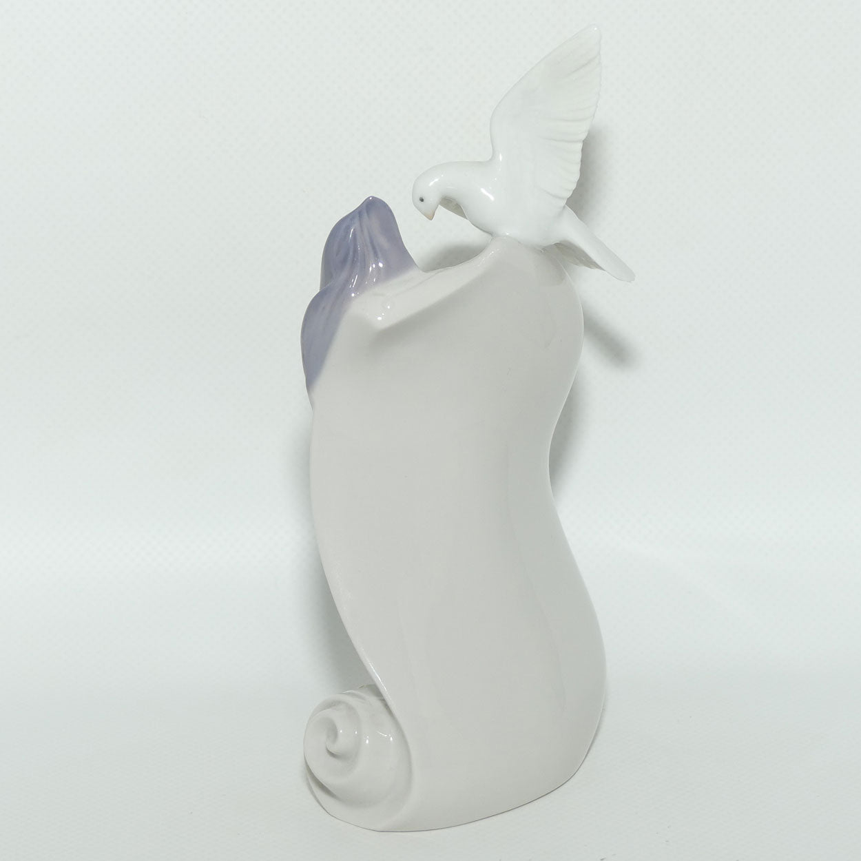 Lladro Society Dove and Pink Rose display plaque | #1