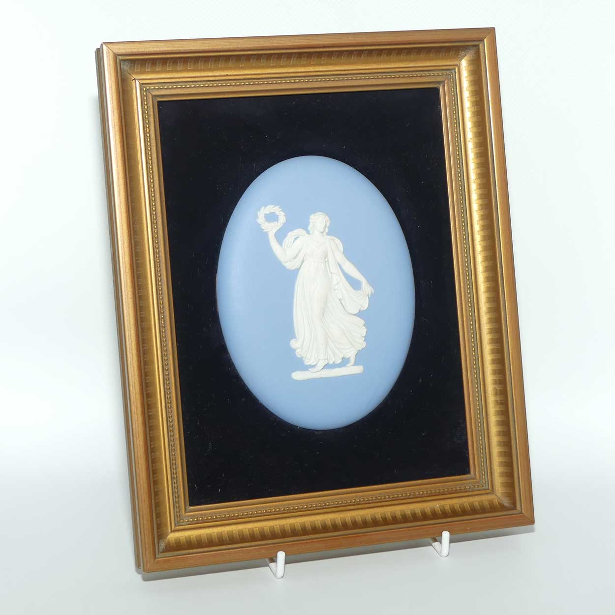 Wedgwood Jasper Cameo framed plaque in Gilt Frame