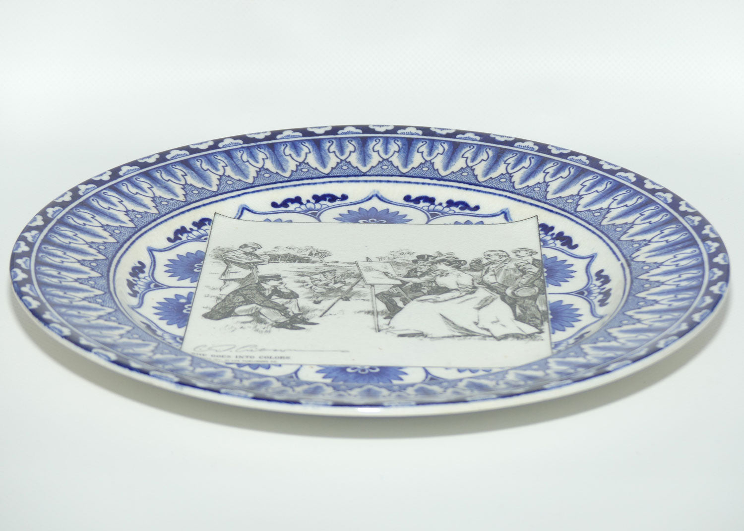 Royal Doulton CD Gibson | Gibson Girls Plate | #14: She goes into colours