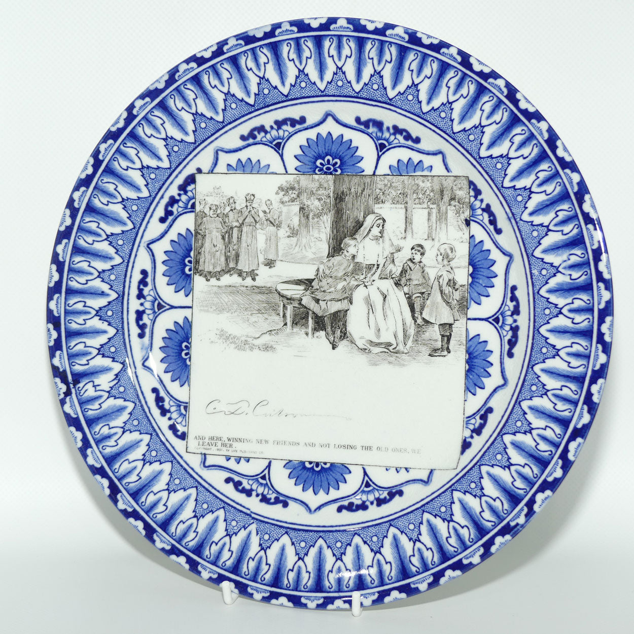 Royal Doulton CD Gibson 'Gibson Girl' plate