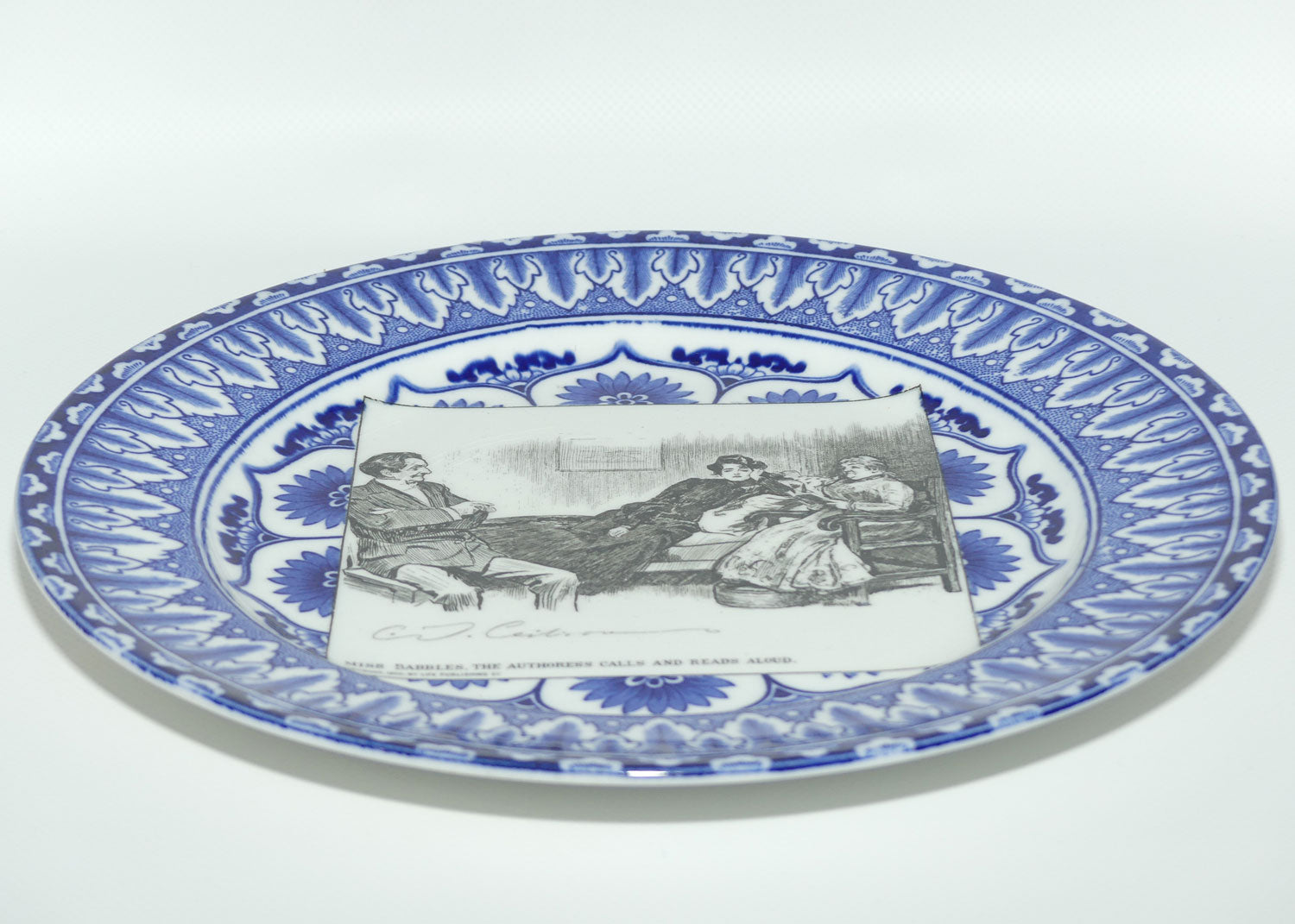 Royal Doulton CD Gibson | Gibson Girls Plate | #04: Miss Babbles, the Authoress...