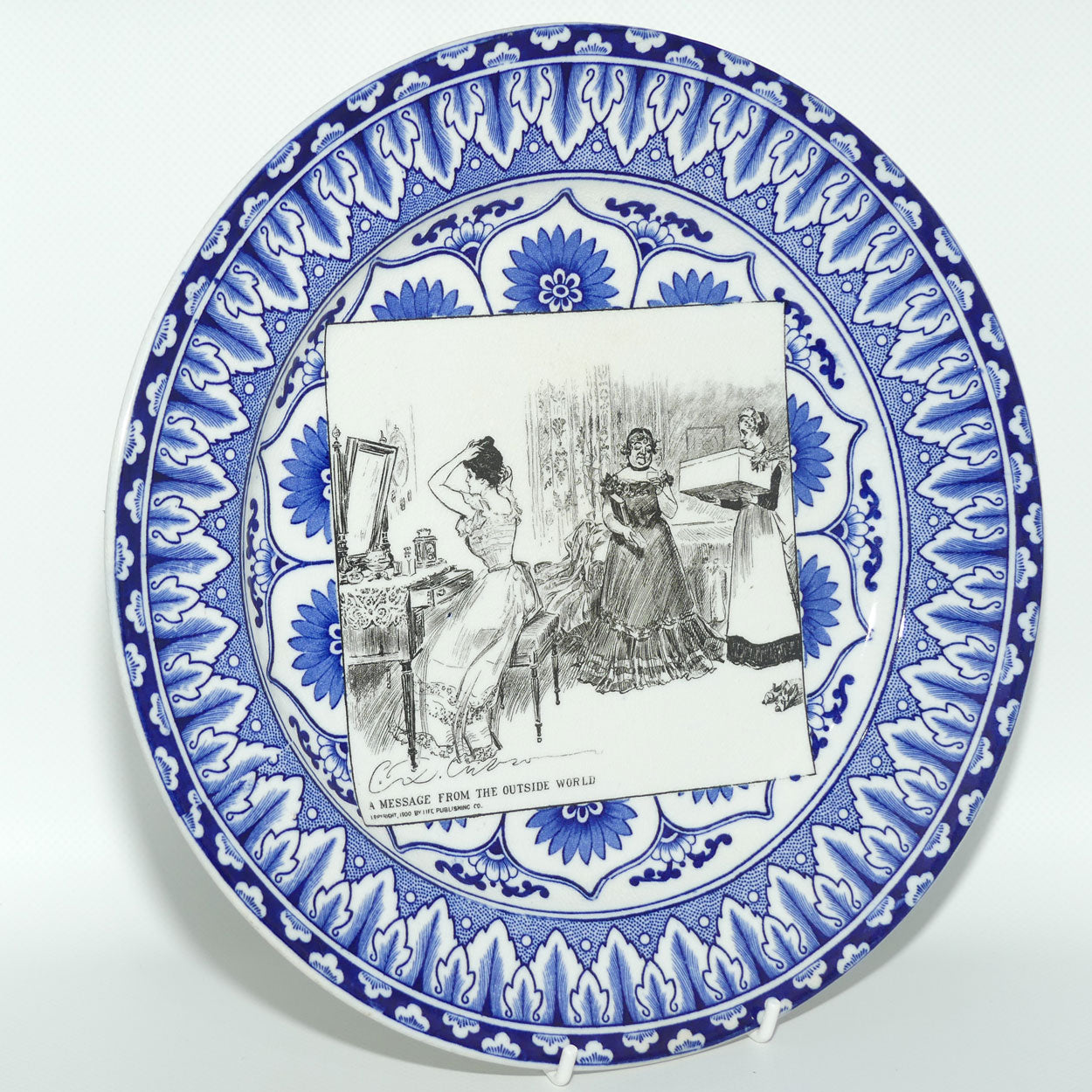 Royal Doulton CD Gibson | Gibson Girls Plate | #07: A message...
