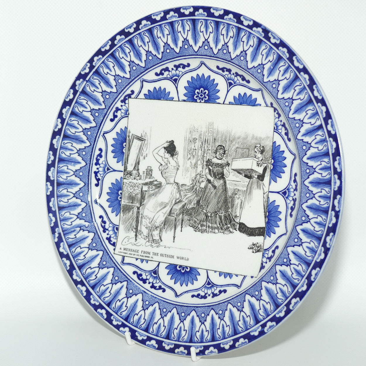 Royal Doulton CD Gibson | Gibson Girls Plate | #07: A message...