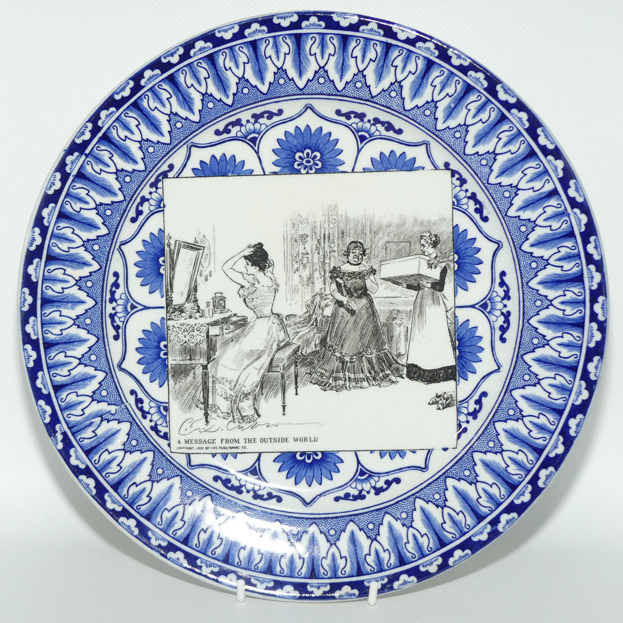 Royal Doulton CD Gibson | Gibson Girls Plate | #07: A message...