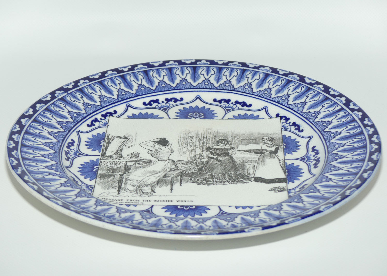 Royal Doulton CD Gibson | Gibson Girls Plate | #07: A message...