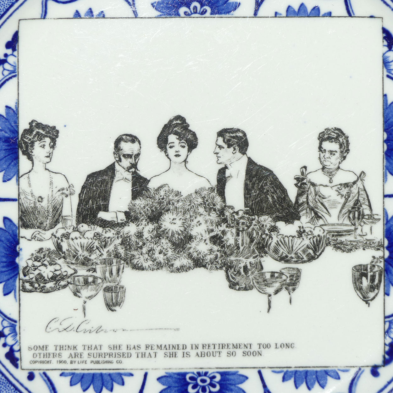 Royal Doulton CD Gibson | Gibson Girls Plate | #08: Some thinks that she had remained...