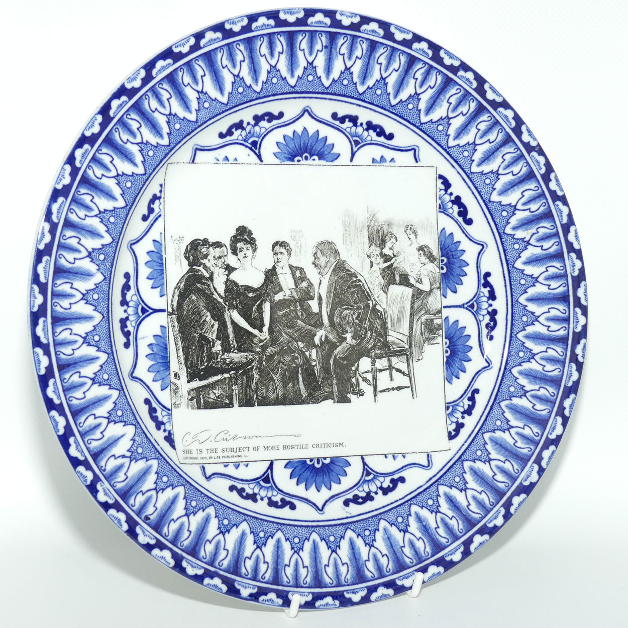 Royal Doulton CD Gibson | Gibson Girls Plate | #09: She is the subject...