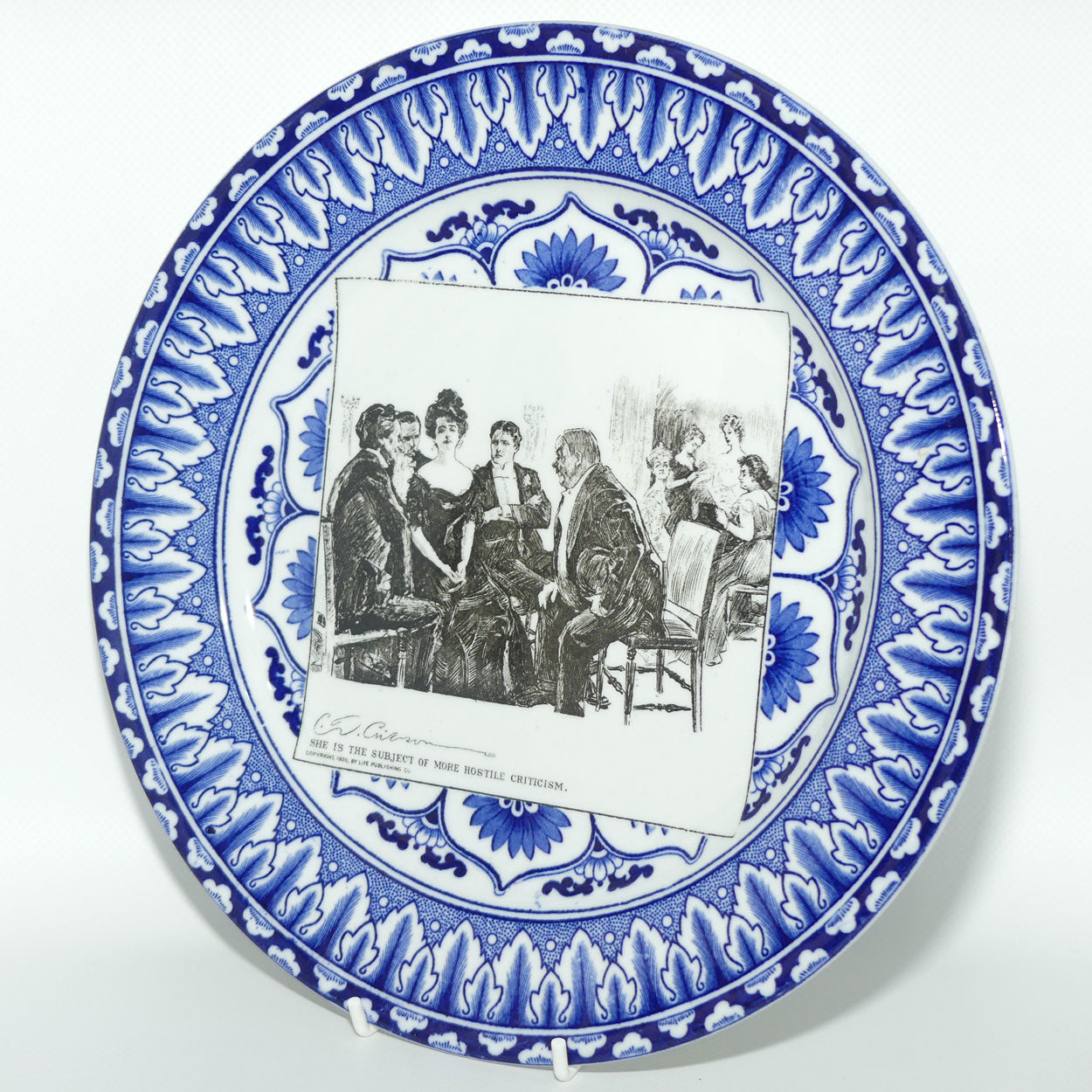 Royal Doulton CD Gibson | Gibson Girls Plate | #09: She is the subject...