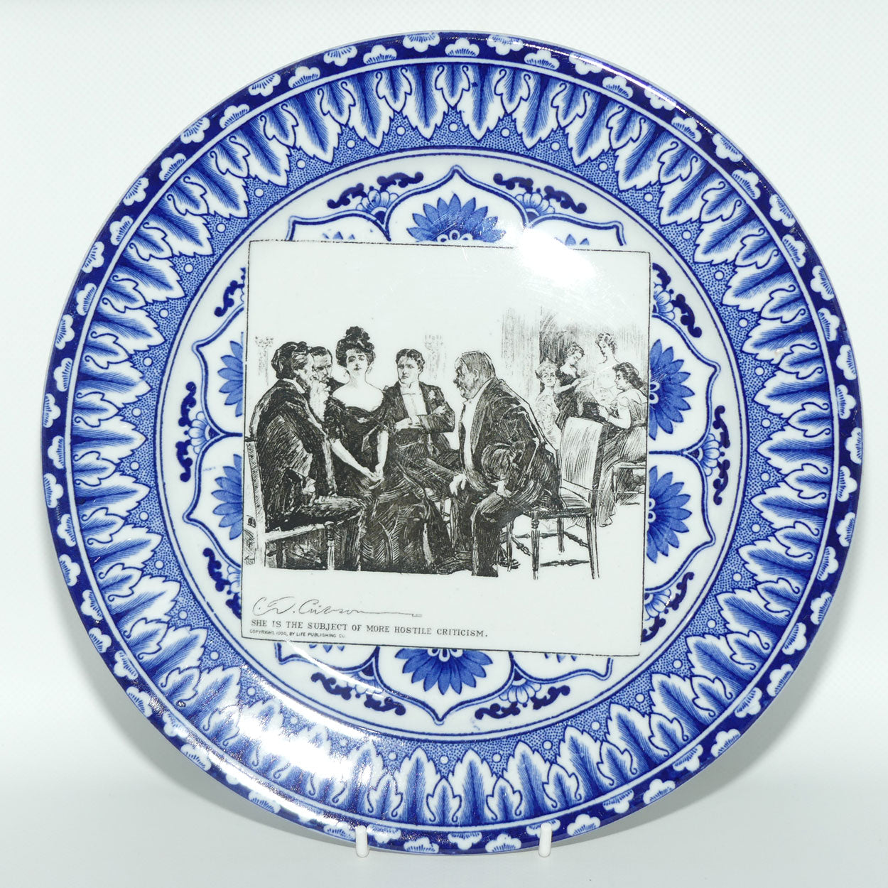 Royal Doulton CD Gibson | Gibson Girls Plate | #09: She is the subject...