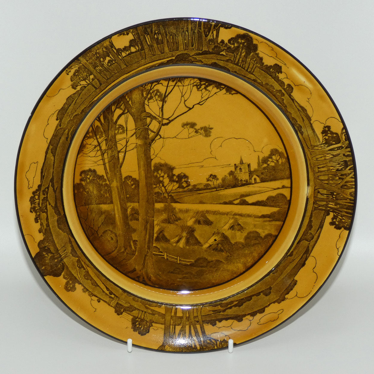 Royal Doulton Haystacks plate D2538 (#1)