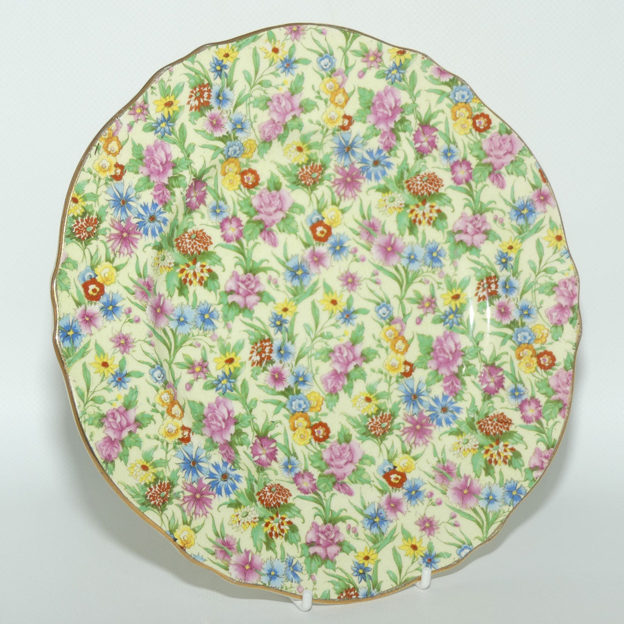 Royal Winton Kew Chintz round plate | 22.5cms diam