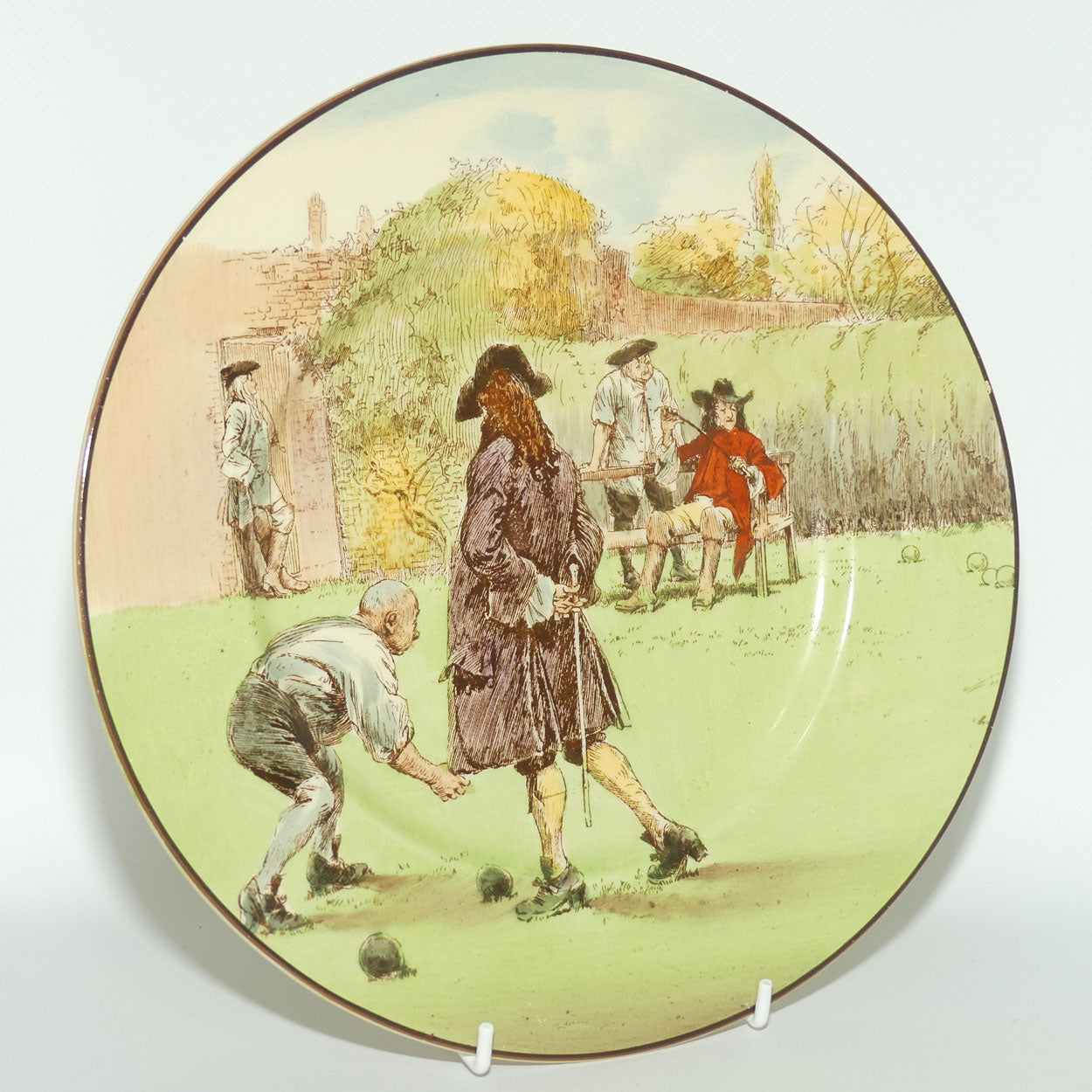 Royal Doulton Sir Roger De Coverley plate | Playing Bowls | c.1938