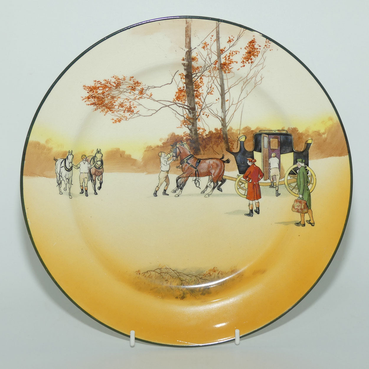 Royal Doulton Coaching Days large round 26cm plate #5