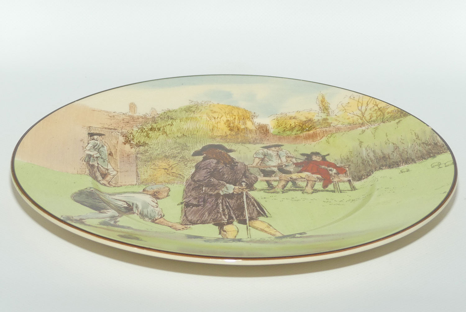 Royal Doulton Sir Roger De Coverley plate | Playing Bowls | c.1938