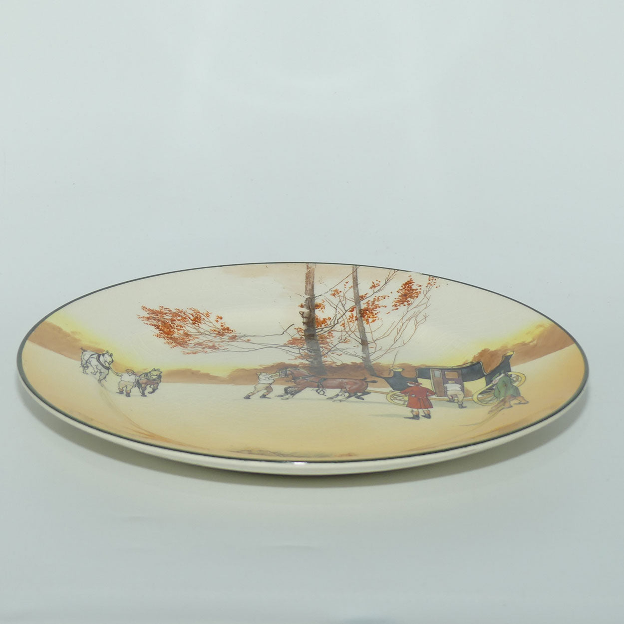 Royal Doulton Coaching Days large round 26cm plate #5