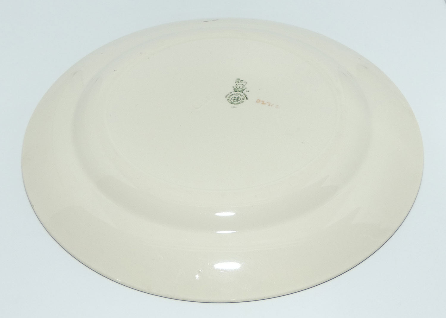 Royal Doulton Coaching Days large round plate #3 | D2716 | Scene 14: Coach pursued by highwaymen