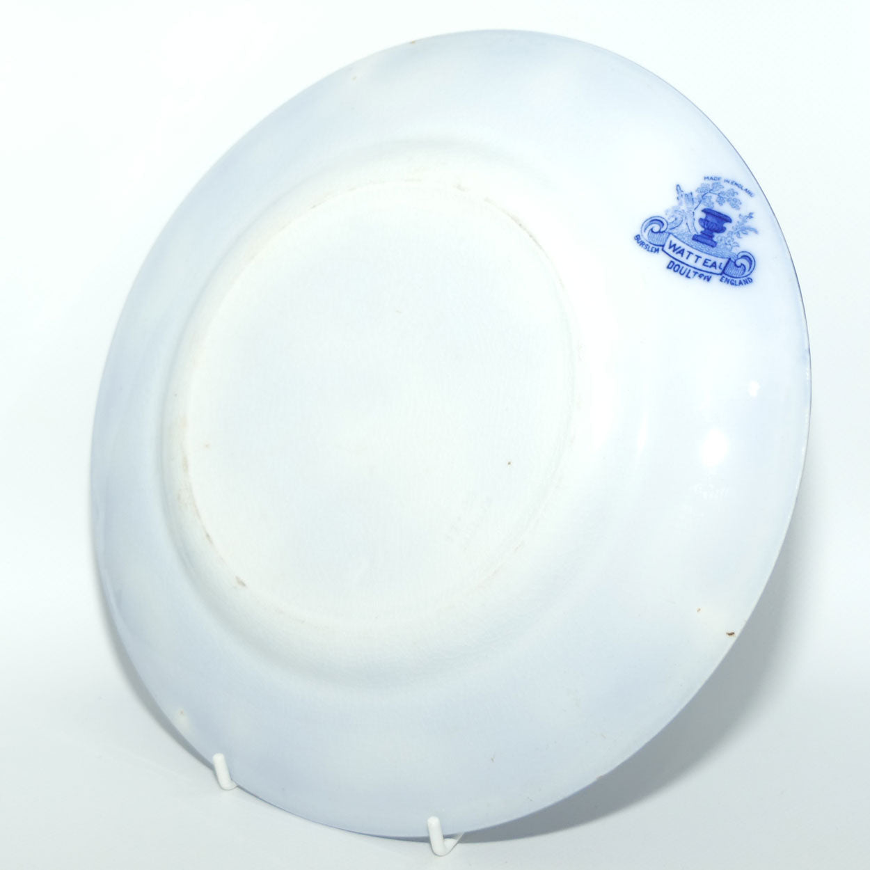 Doulton Burslem Flow Blue Watteau plate