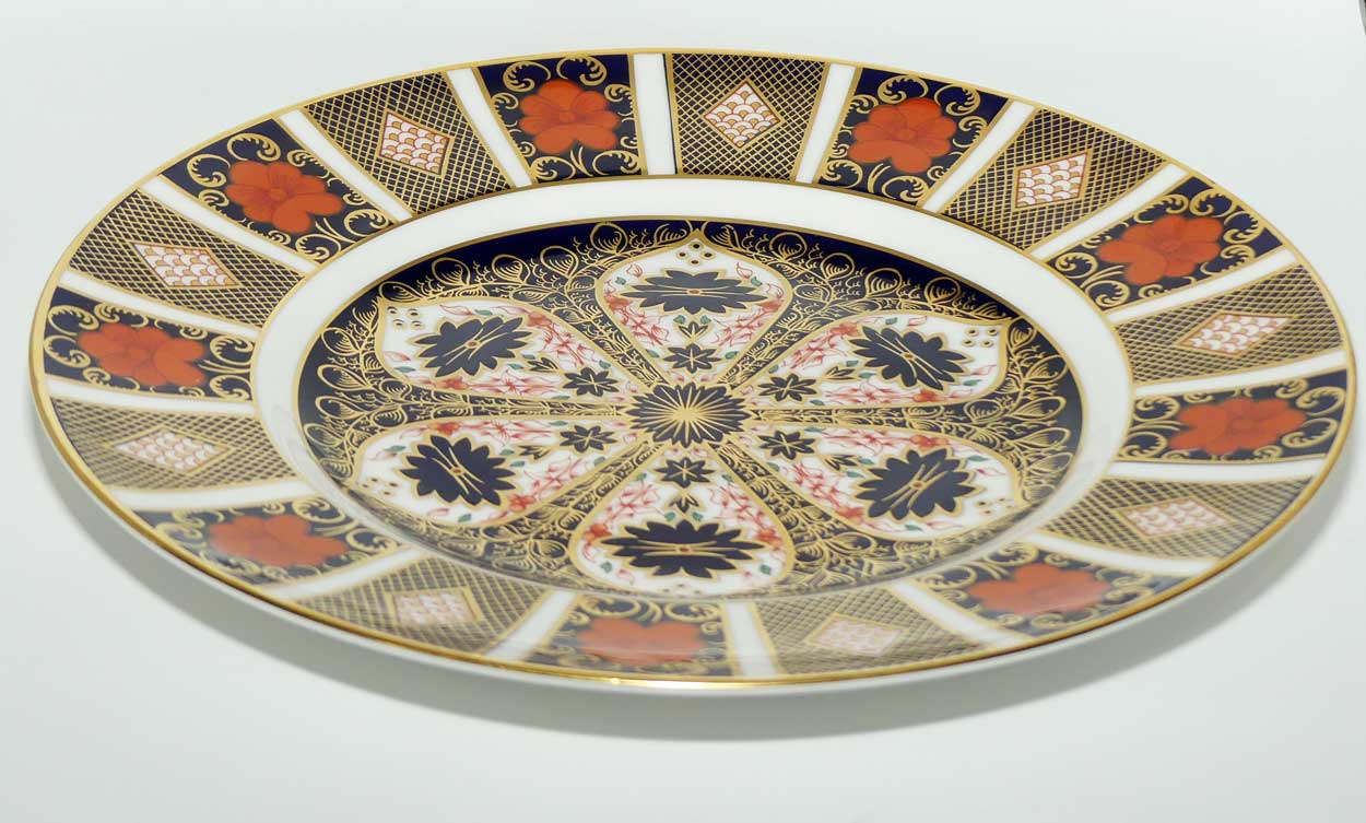 Royal Crown Derby Old Imari 1128 plate #9 | 27cm diam | c.1978
