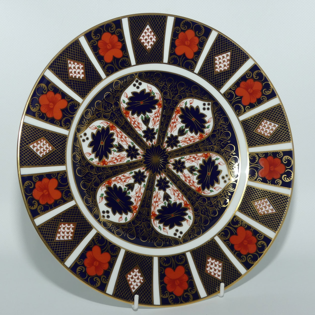 Royal Crown Derby Old Imari 1128 plate #3 | 27cm diam | c.1985