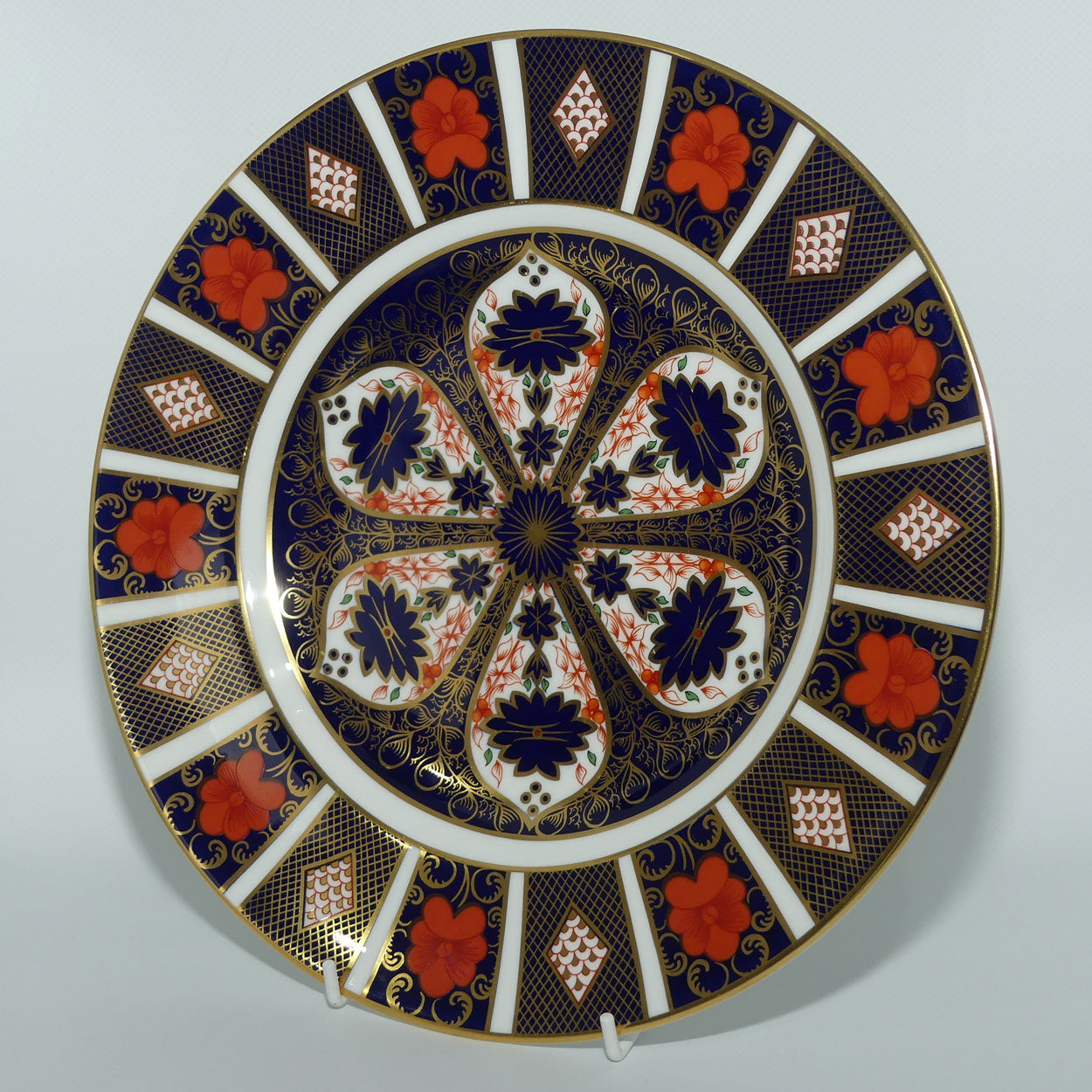 Royal Crown Derby Old Imari 1128 plate #5 | 27cm diam | c.1988