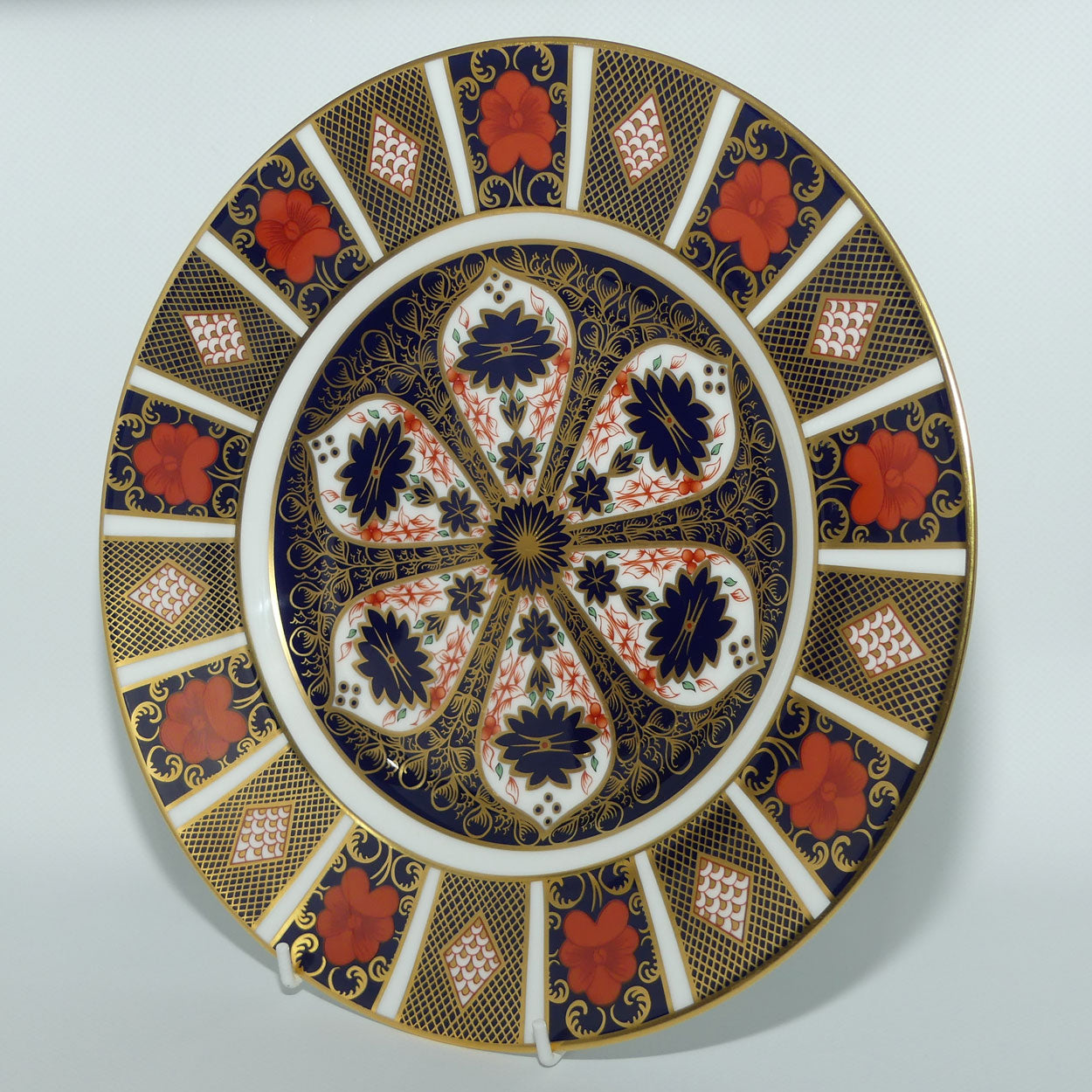 Royal Crown Derby Old Imari 1128 plate #1 | 27cm diam | c.2004
