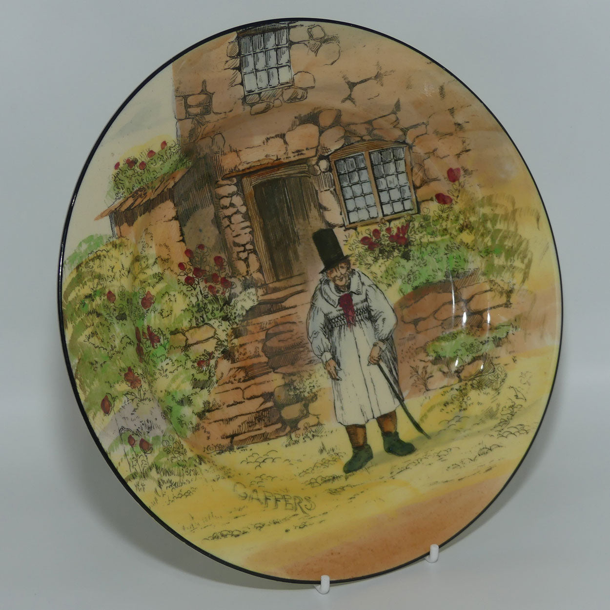Royal Doulton Gaffers plate D4210 | Mint | 24cm
