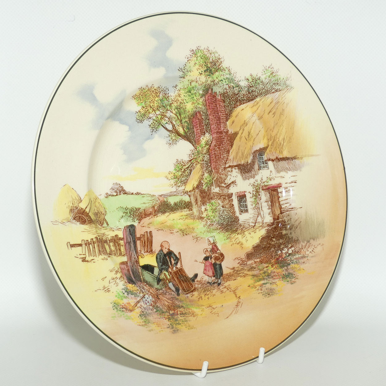 Royal Doulton Rustic England round plate D6297 | #2
