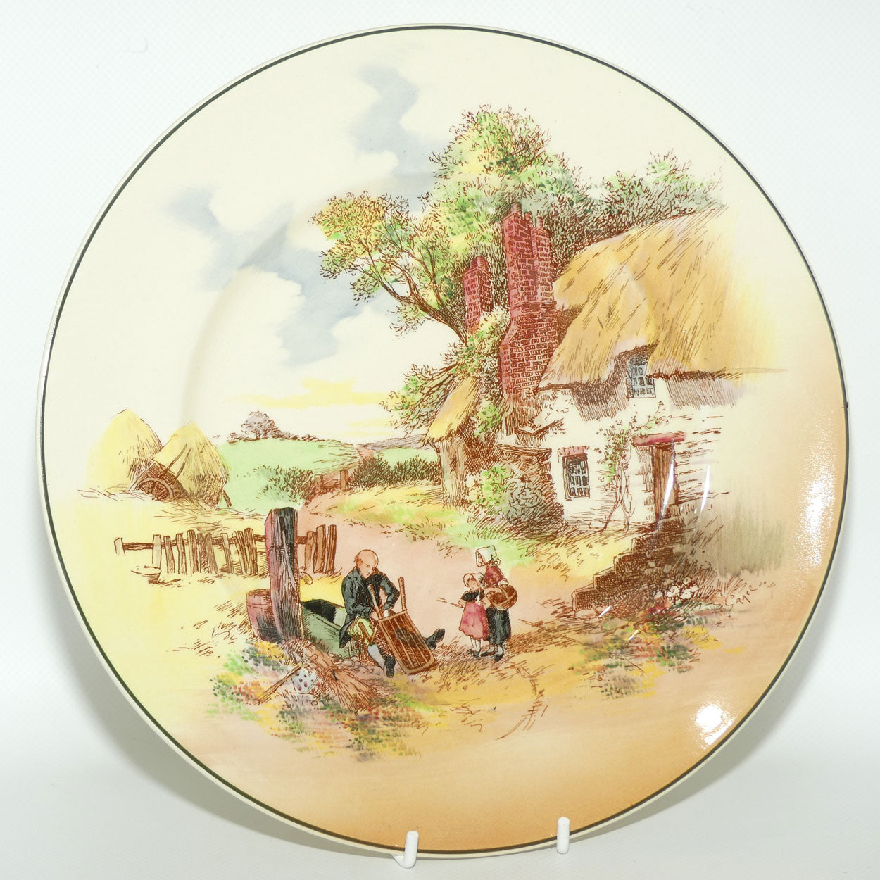 Royal Doulton Rustic England round plate D6297 | #2