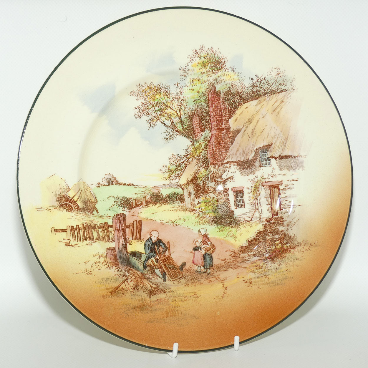 Royal Doulton Rustic England round plate D6297 | #3