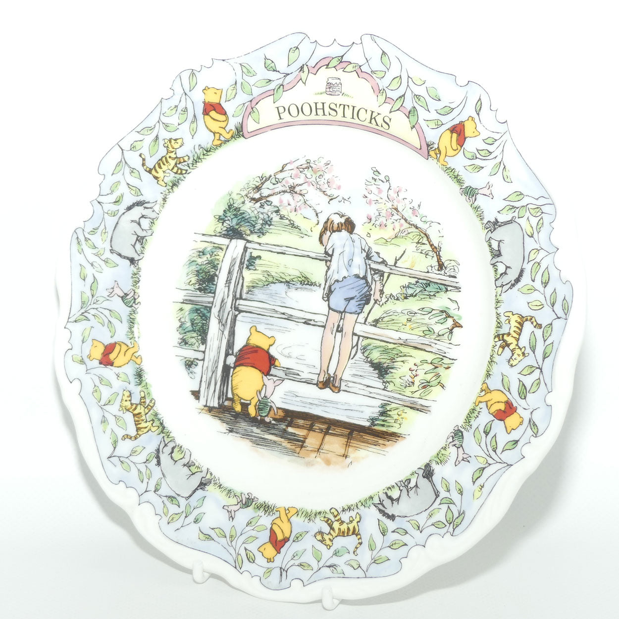 Royal Doulton Winnie the Pooh collection plate | Poohsticks