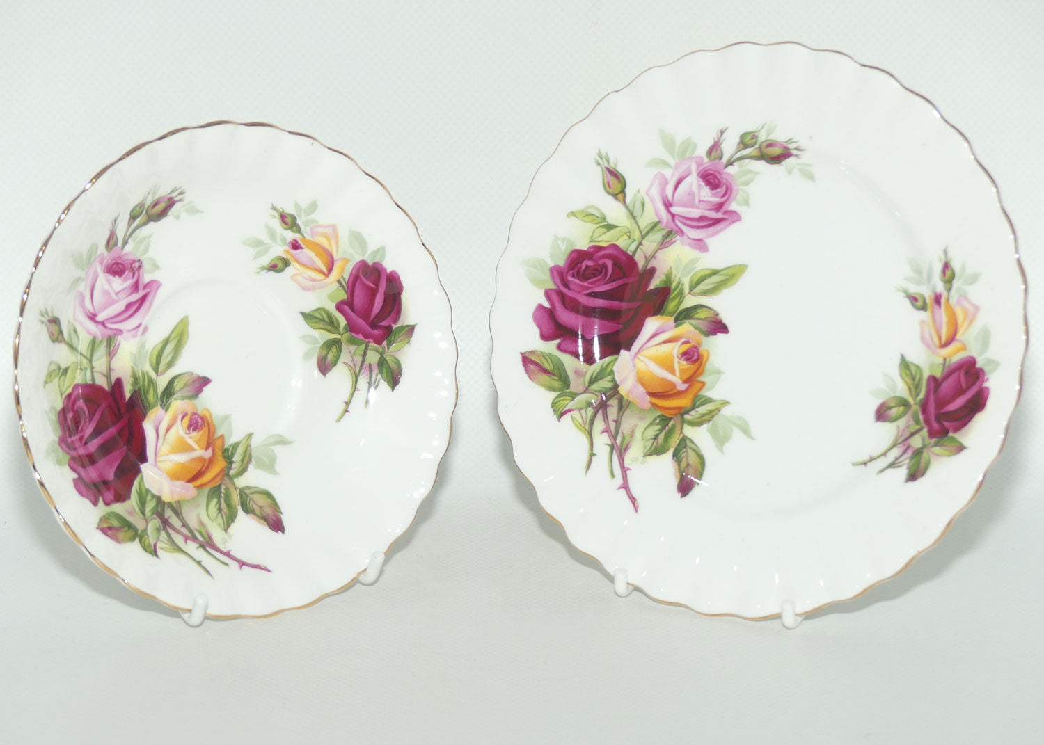 Royal Albert Bone China England King's Ransom | saucer and plate