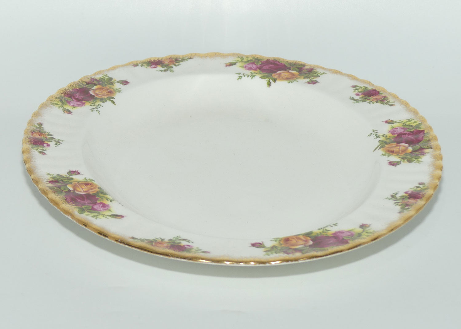 Royal Albert Bone China England Old Country Roses oval meat platter | 34.5cm | early backstamp