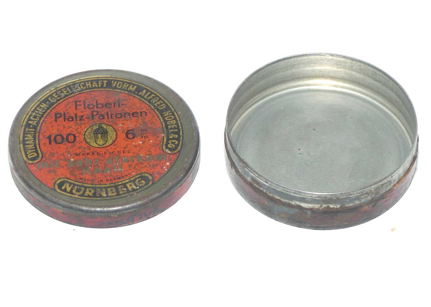 Flobert Platz Patronen 100 6mm ammunition tin