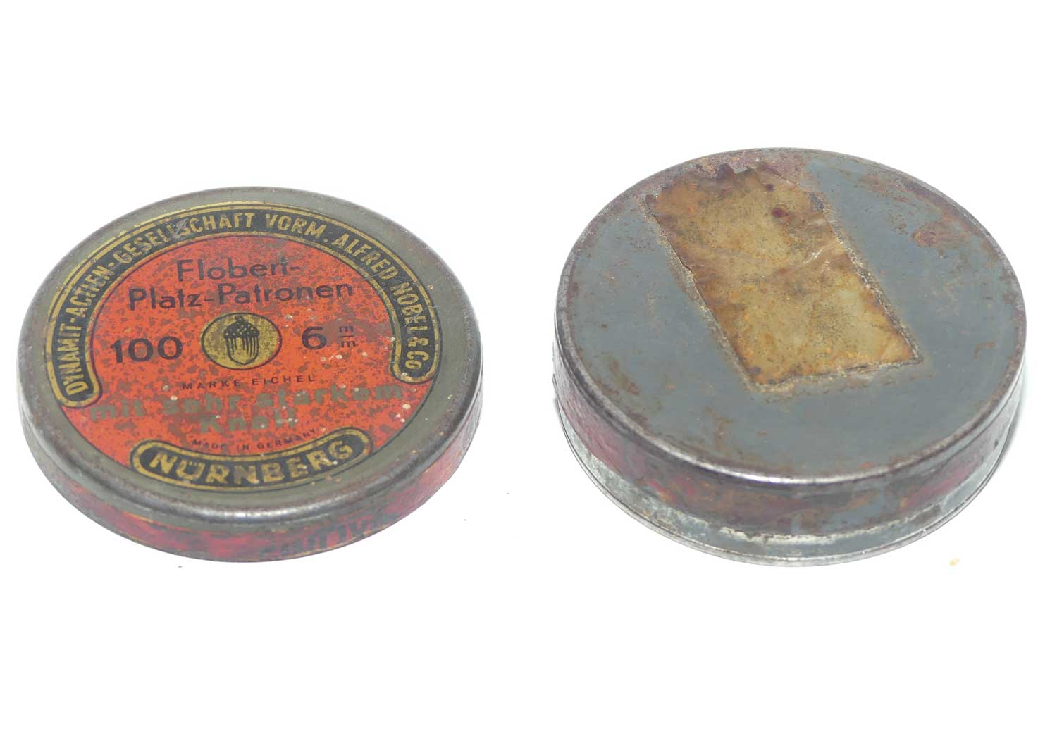 Flobert Platz Patronen 100 6mm ammunition tin