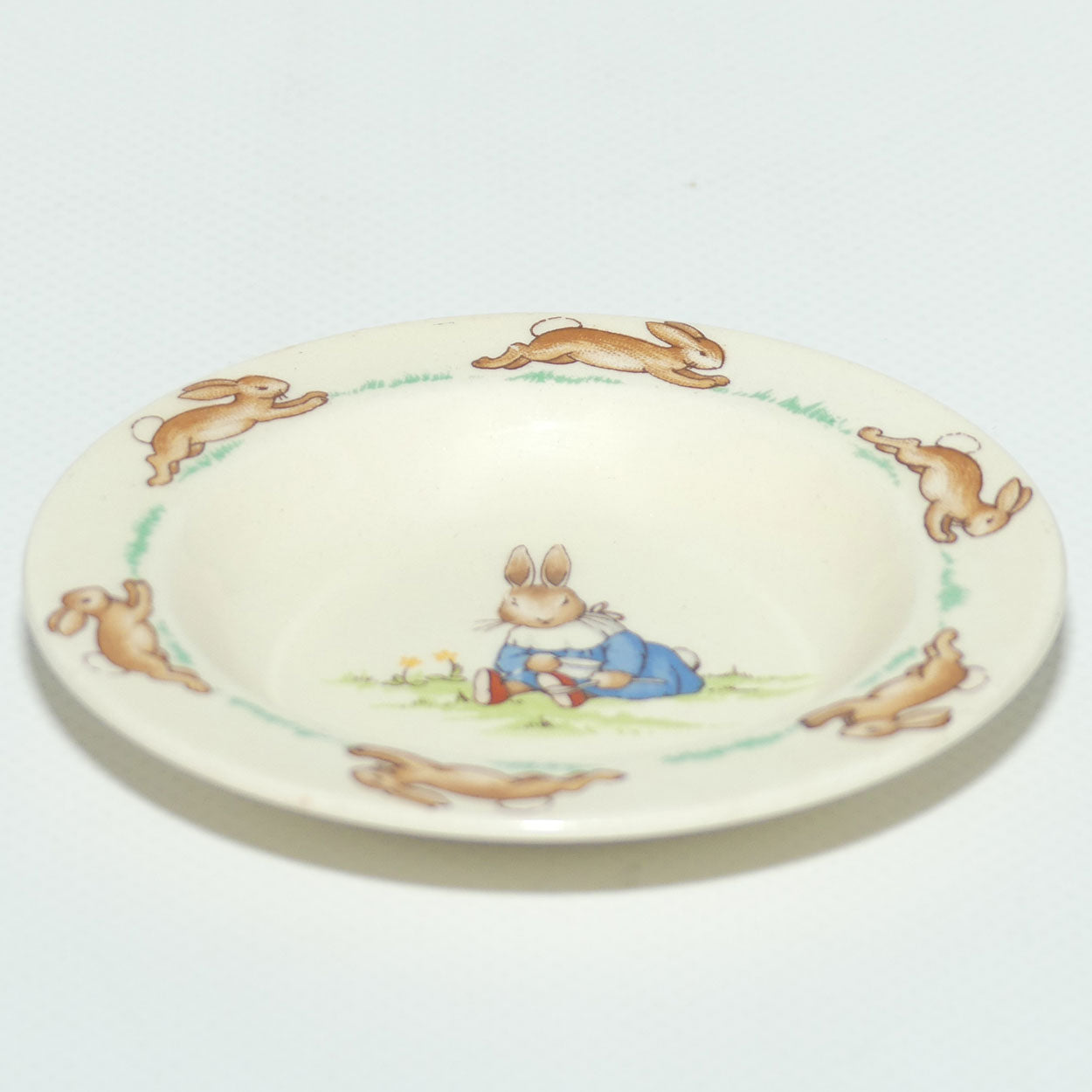 Royal Doulton Bunnykins beaker cover | Playing with Cup and Spoon