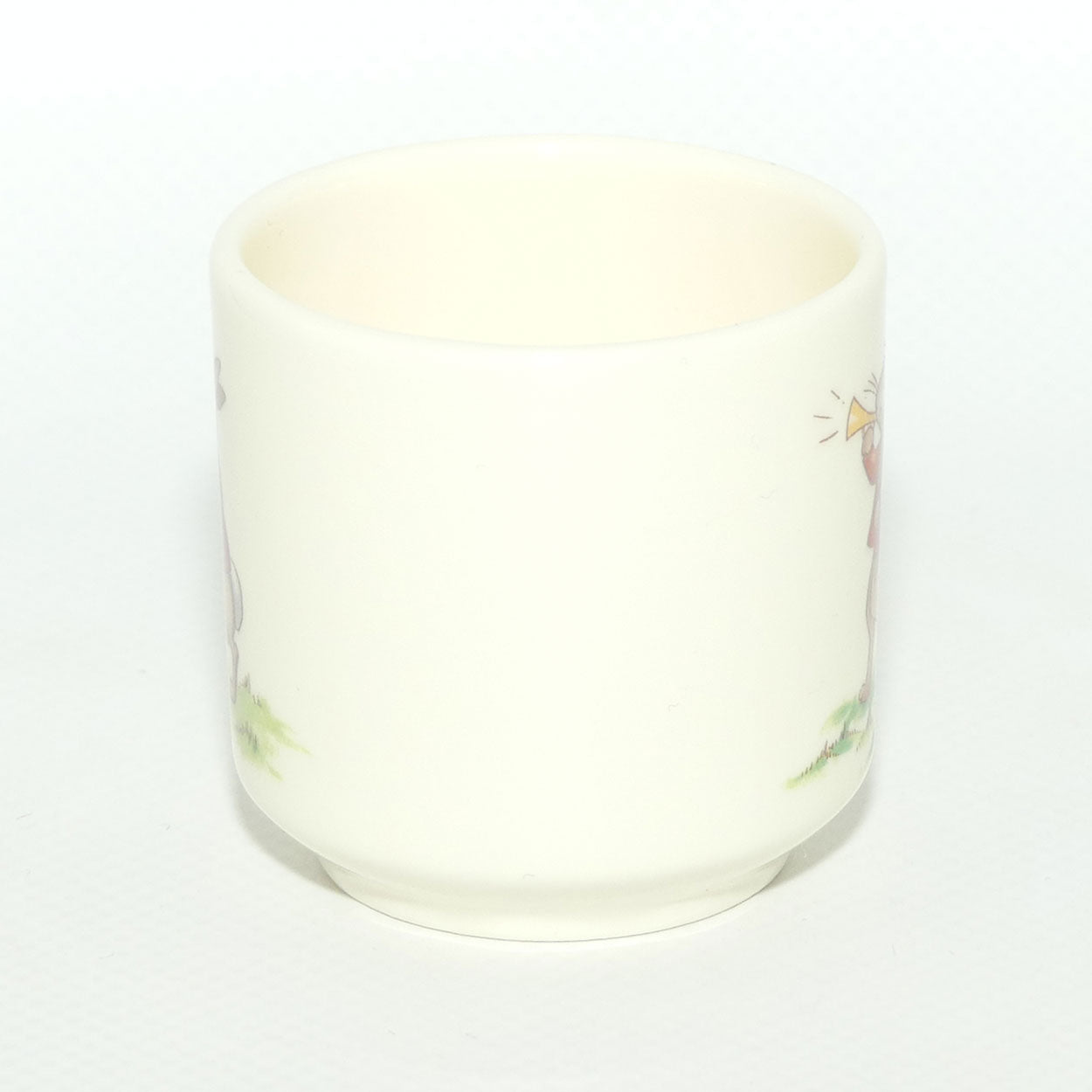 Royal Doulton Bunnykins egg cup | Drummer and Bugler | Raising Hat