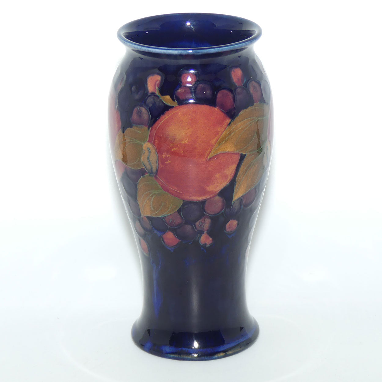 William Moorcroft Pomegranate 6/8 vase #2 (Triple Pomegranate)