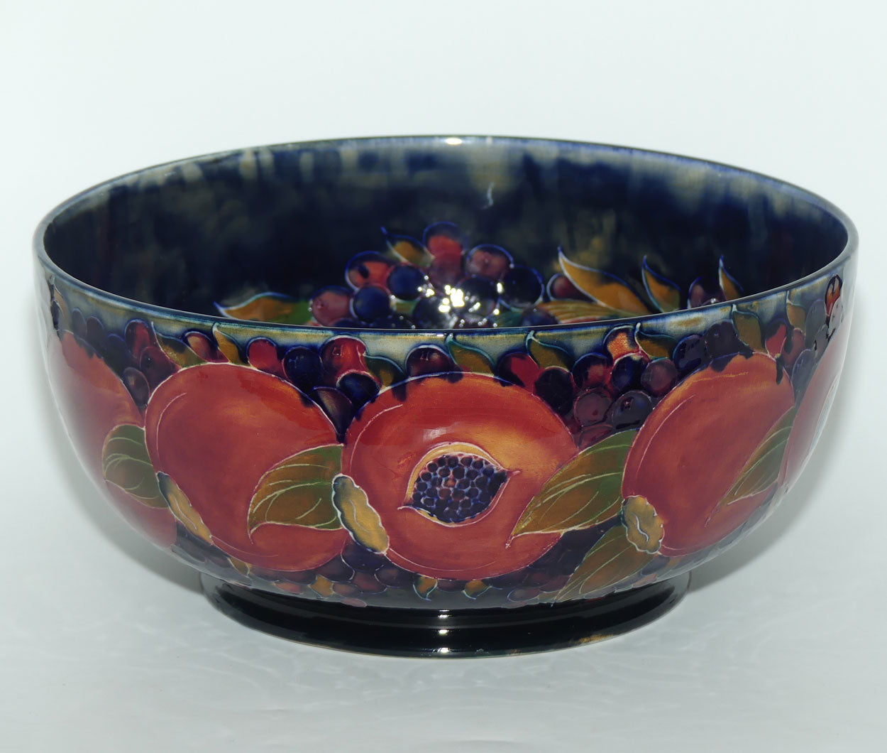 William Moorcroft Pomegranate large footed bowl c.1914-1916